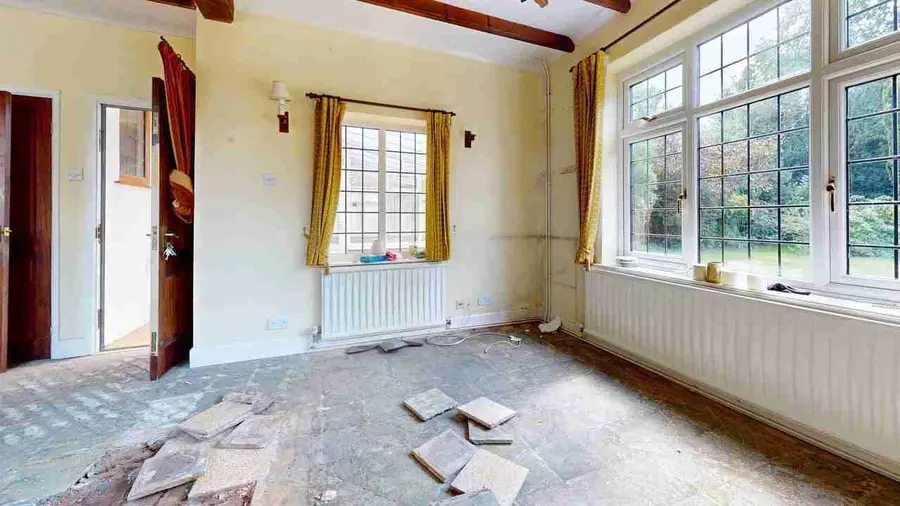 Wall removed for bifold doors installation in Nuneaton