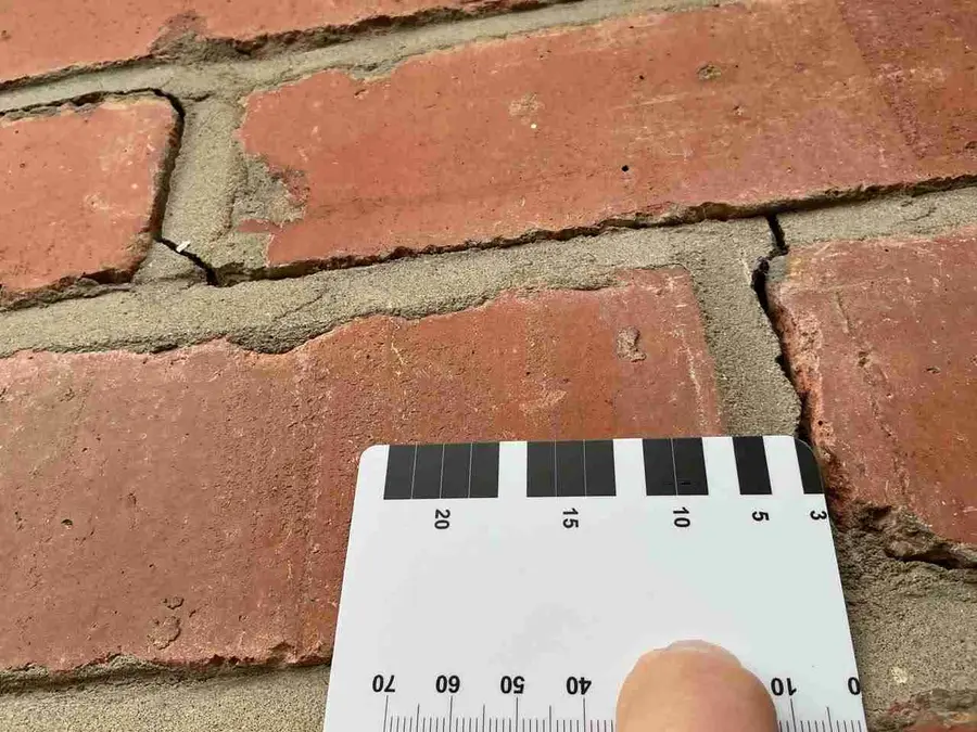 Brick and blockwork wall separation assessment in Peterborough
